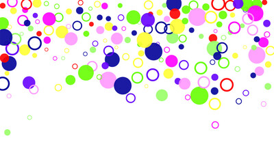 Festive decor on a turquoise background.  3d render of particles, colored paper applique.