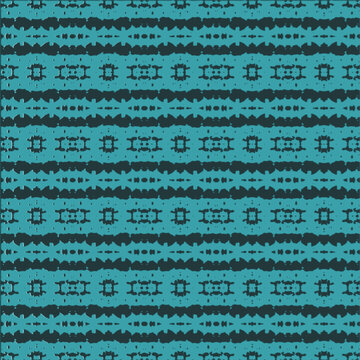 Geometry texture repeat creative modern pattern geometric grunge blue and beige white background. Handmade. Ethnic and tribal motifs.