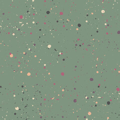 Delicate repeat background pattern of blue bubbles on a white background for print. Seamless texture with color dots. Vector illustration