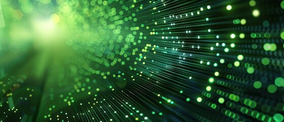 Fototapeta premium Abstract Green Bokeh Background.