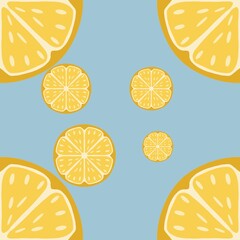 seamless pattern with lemons
