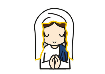 祈る聖母マリア