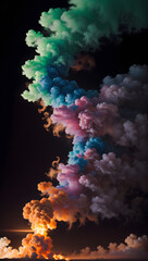 Obraz premium rainbow over the sea