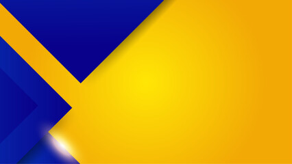 Abstract blue and yellow background, Abstract geometric gradient background premium vector