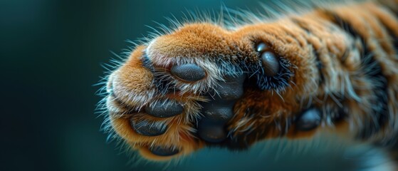 Tiger Paw Close-Up.
