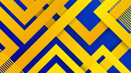 abstract modern background in geometric style, Abstract Blue Yellow Gradient Geometric Corporate Blog Banner