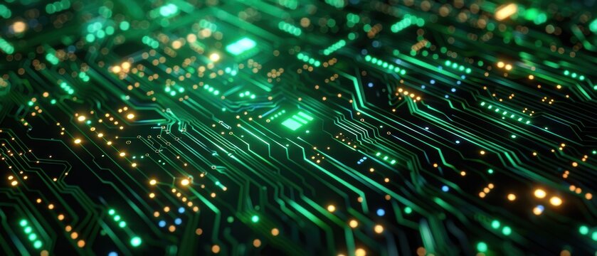 Abstract Circuit Board Background.
