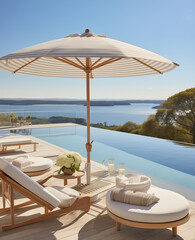 beach, regenschirm, meer, sand, sommer, stuhl, sonneschutz, strand, badeurlaub, baden, sonnenschirm, urlaub, resort, anreisen, wasser, ozean, himmel, pool, tropisch, urlaub, parasol, entspanne, insel,