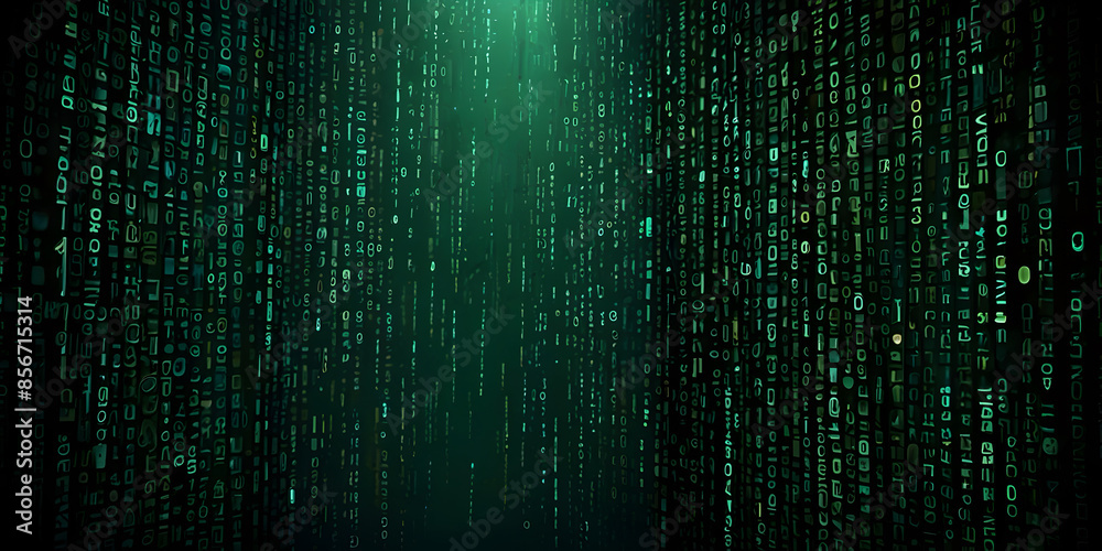 Poster matrix abstract background