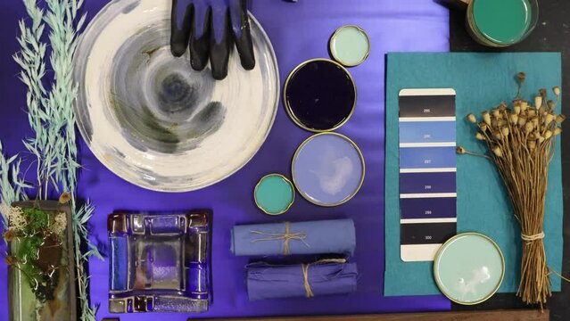 color palette mood board for interior design and decoration фильм