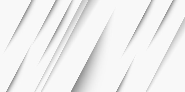 White and grey 3d modern abstract background with polygonal texture. Soft gray wide abstract banner. arts