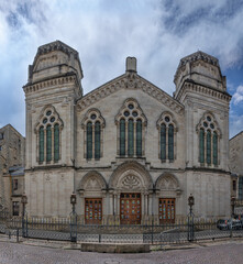 Fototapeta premium Great Synagogue of Bordeaux, France.