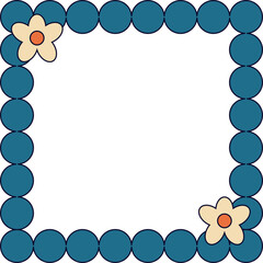 Retro Groovy Frame Element