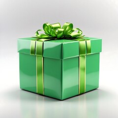 Obraz premium A gift box with white background