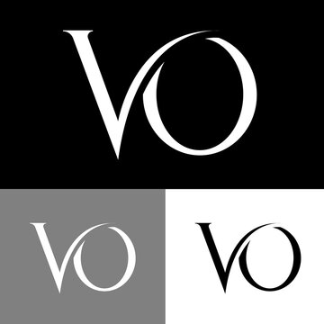 VO Logo Design - VO Logo Alphabets