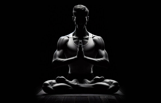 A person practice Yoga Asana