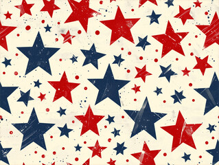 USA Americana Tiled Background