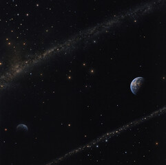 sky with stars -Generative AI 