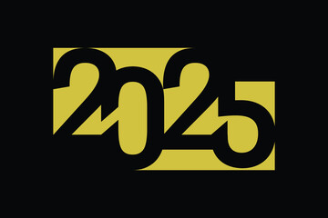 2025 design element idea with creative unique, simple, modern concept high resolution vector