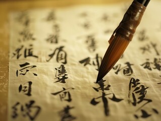 Exquisite Chinese Calligraphy: Capturing the Beauty of Brush Strokes and Artistry