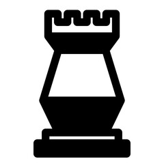 chess glyph icon vector illustration  isolated on white background