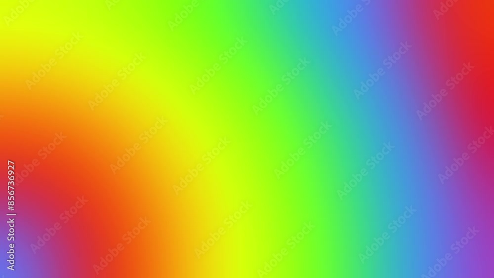 Poster Slow rainbow wave gradient animation background