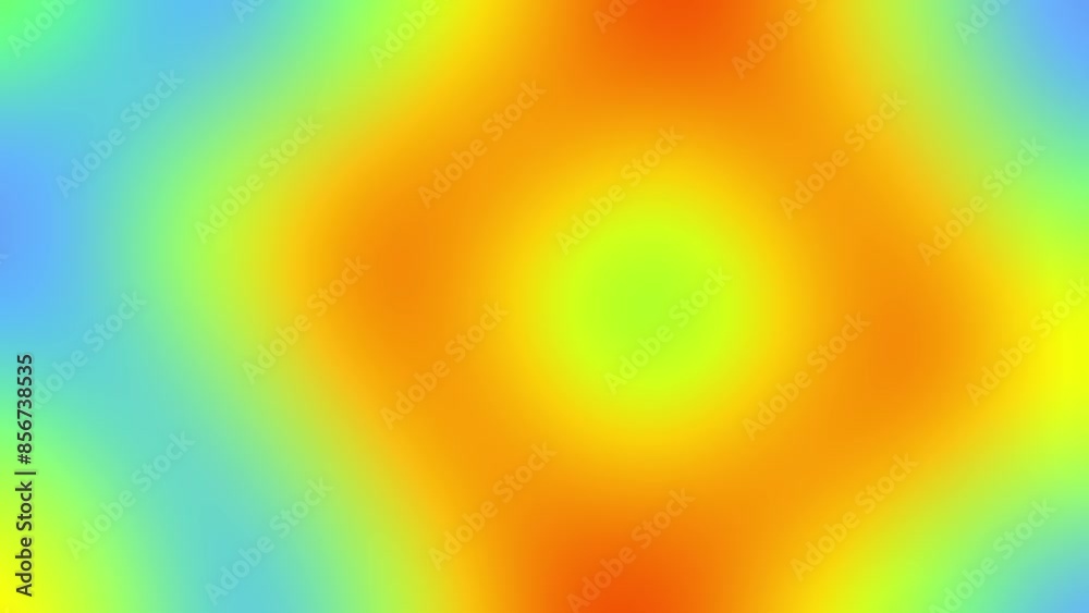 Poster Abstract geometric gradient colorful rainbow color changing animation