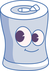 Funny Element Flat Sticker Design