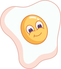 Funny Element Flat Sticker Design