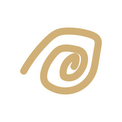 Cute doodle shape vector element