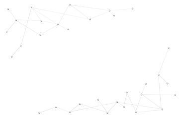 Technology png frame, abstract connection design in transparent background