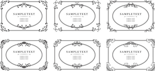 アンティーク　ビンテージ　フレーム飾り枠
