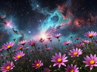 3d, a lot of flowers, webcam, holographic, iridicent, luminescence, transparent, sparkling, magic, wonderful, beautiful, colorful, alive, moving, flying, dancing, singing, joy, happiness, bright, sunn