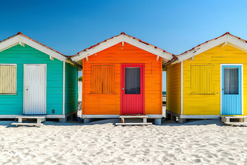 Fantastic typical sea landscape created with generative AI