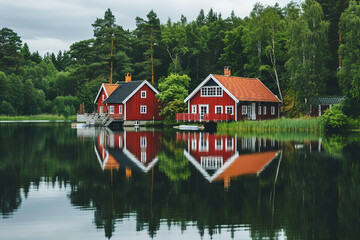 Obraz premium Picture of summer on sea island travel beautiful landscape AI generative