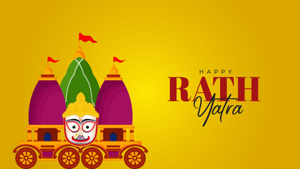 Jagannath Rath Yatra Social Media Poster, Banner, Web Banner , Print Design