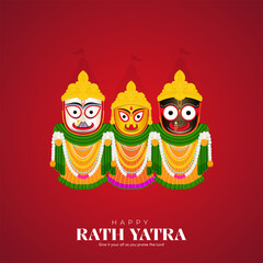 Jagannath Rath Yatra Social Media Poster, Banner, Web Banner , Print Design