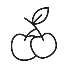 cheery icon design vector template