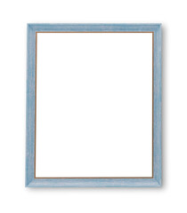 Light blue photo frame mockup