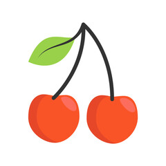 cheery icon design vector template