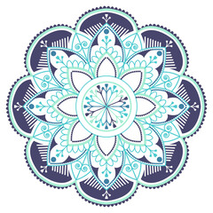 Turquoise arabesque design element transparent png