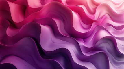 Obraz premium Abstract Wavy Pink and Purple Background