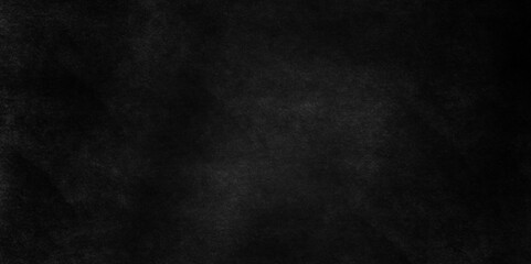 Old wall stone for dark black distressed grunge background wallpaper. rough concrete wall. Abstract black stone wall texture grunge rock surface. dark gray background backdrop. wide panoramic banner.