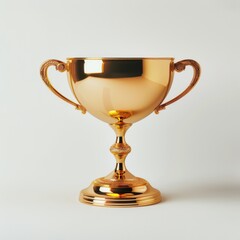 Using Stock AI, cut out the winner's golden trophy cup