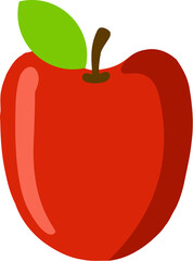 Apple Letter Alphabet Vector Element