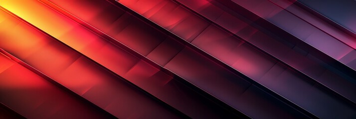 Obraz premium Abstract Diagonal Pattern with Red, Orange, and Purple Colors