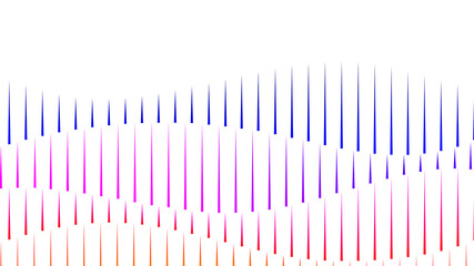 Music equalizer png border in colorful on transparent technology background