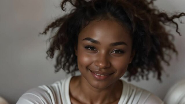 Diversity of ethnicity and gender, portraits of people of different genders and races transform into each other. Animation loop 4k