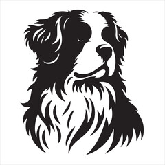 Dog vector silhouette