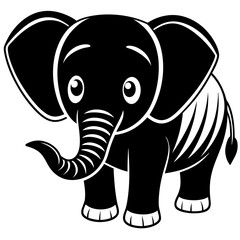 Cute Cow Doodle Line Art vector